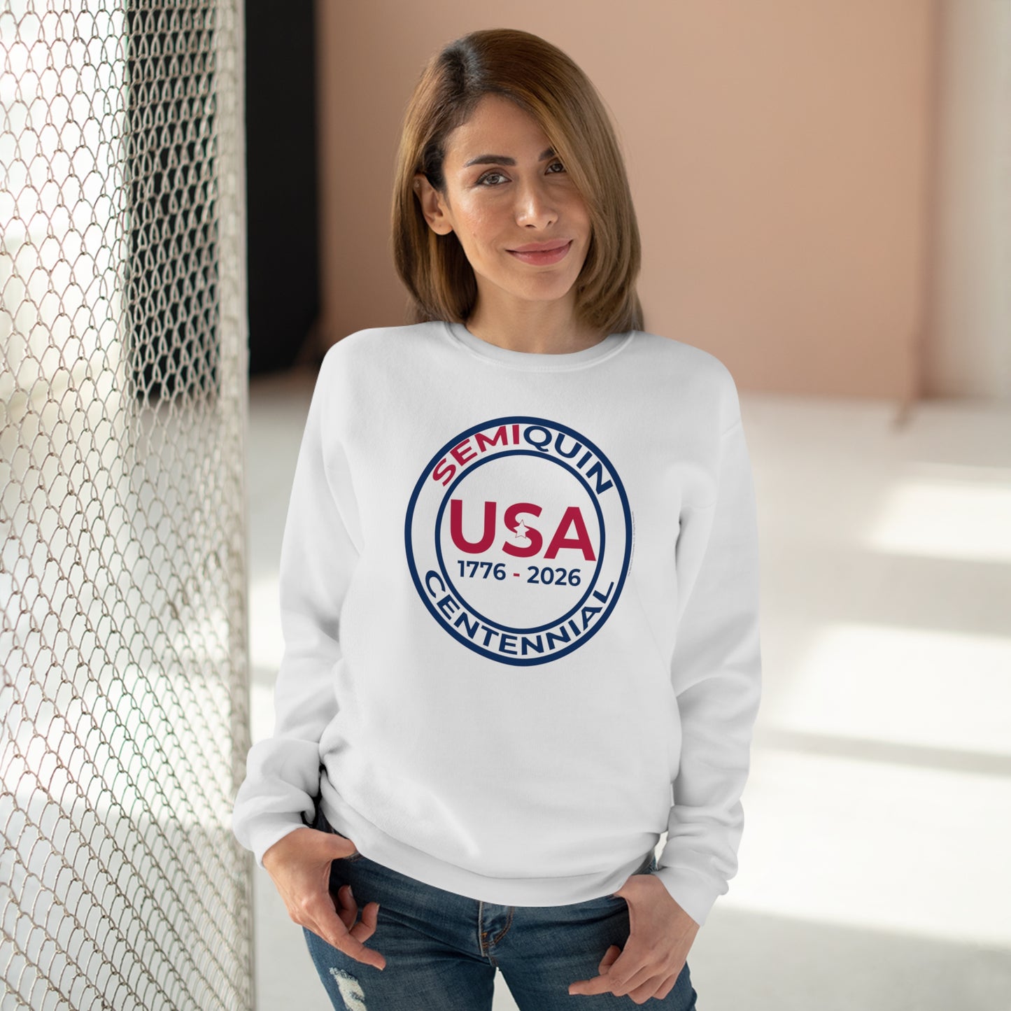 USA SemiQuin 1776–2026 Crewneck Sweatshirt