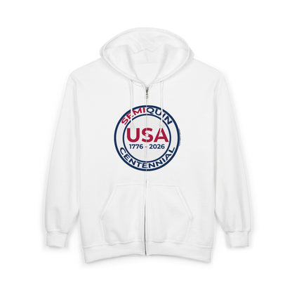 SemiQuin Unisex Heavy Blend™ Full Zip Hooded Sweatshirt