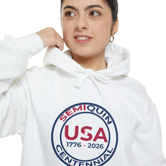 USA SemiQuin Hoodie – 1776–2026 SemiQuin Emblem