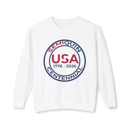 USA SemiQuin Crewneck Sweatshirt — 1776–2026 Patriotic Pullover