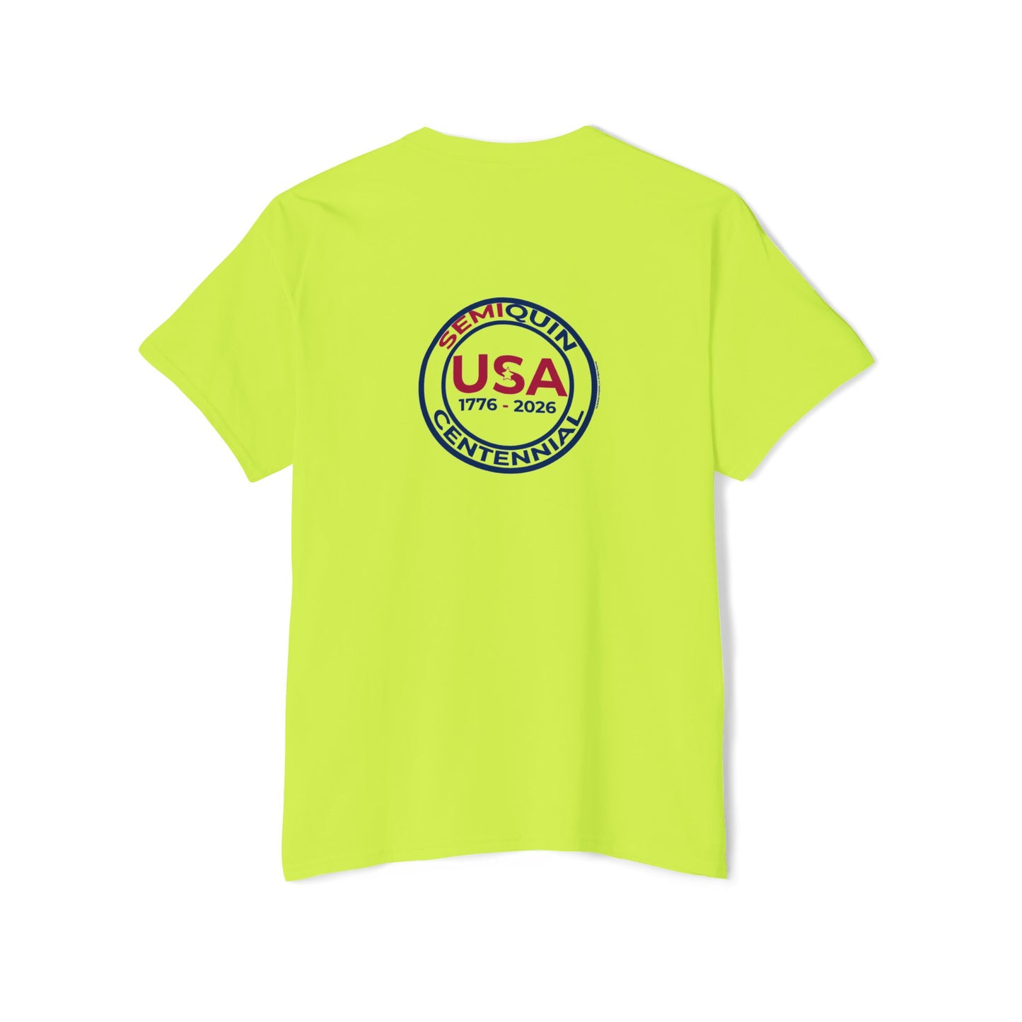 SemiQuin USA Graphic Pocket Tee | Casual Unisex T-Shirt | Summer Fashion | Everyday Wear | Great for Holidays