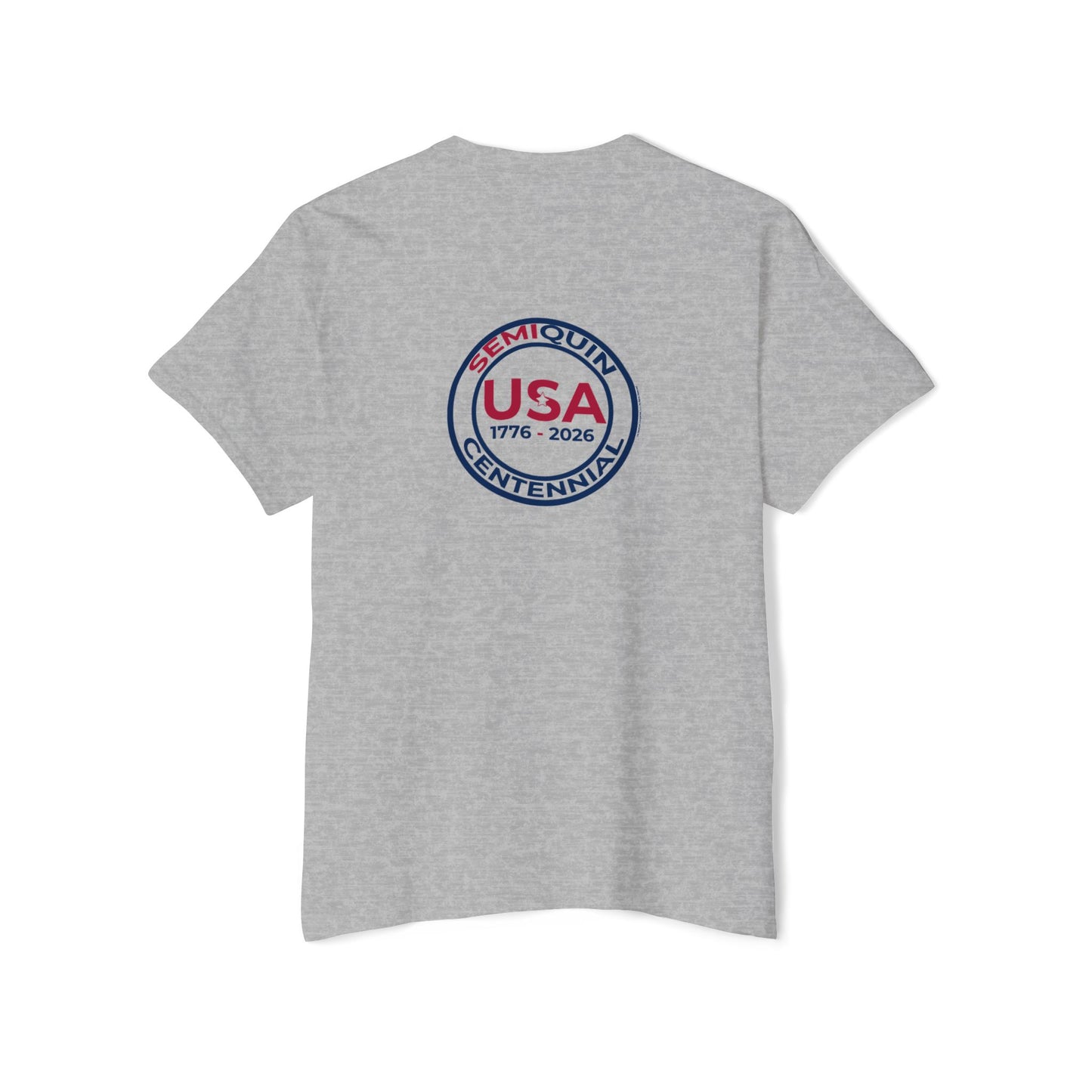 SemiQuin USA Graphic Pocket Tee | Casual Unisex T-Shirt | Summer Fashion | Everyday Wear | Great for Holidays