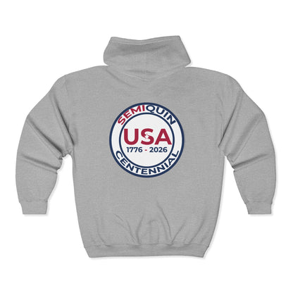 SemiQuin Unisex Heavy Blend™ Full Zip Hooded Sweatshirt