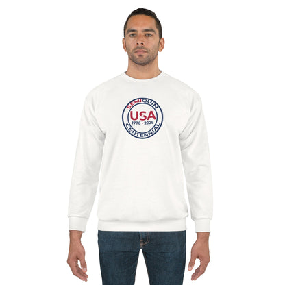 USA SemiQuin Bicentennial Seal Sweatshirt - 1776–2026 Patriotic Crewneck