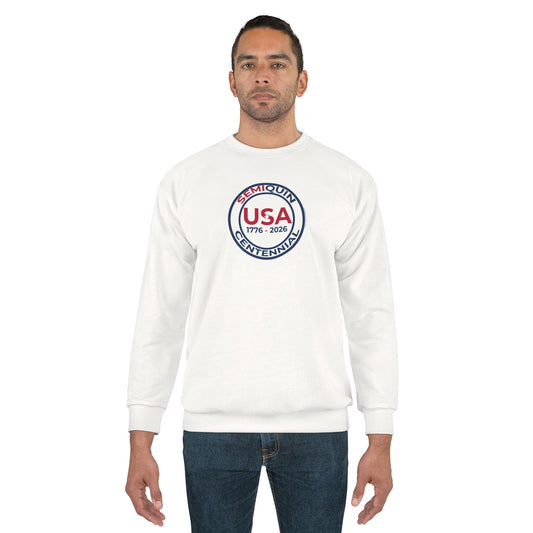 USA SemiQuin Bicentennial Seal Sweatshirt - 1776–2026 Patriotic Crewneck