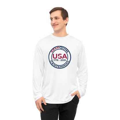 USA SemiQuin 1776–2026 Performance Long Sleeve Shirt