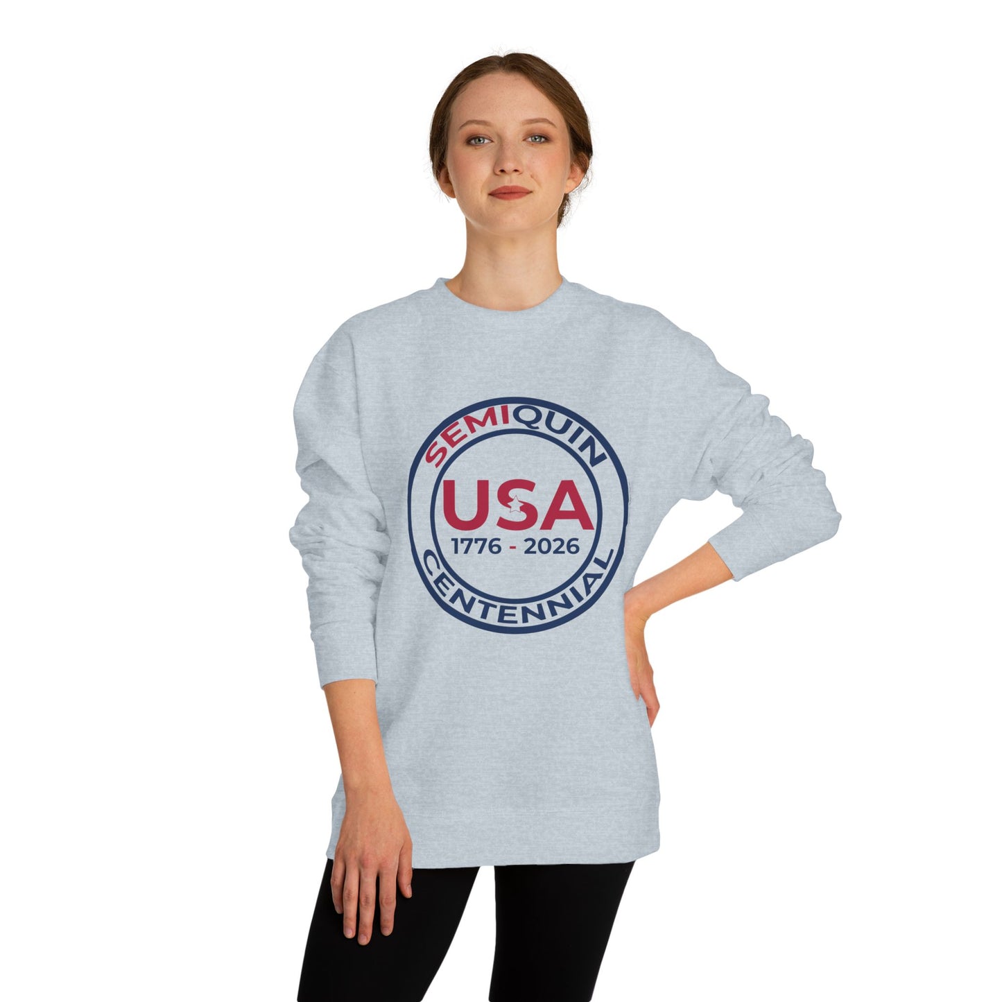 USA SemiQuin  Semiquincentennial 1776–2026 Crewneck Sweatshirt