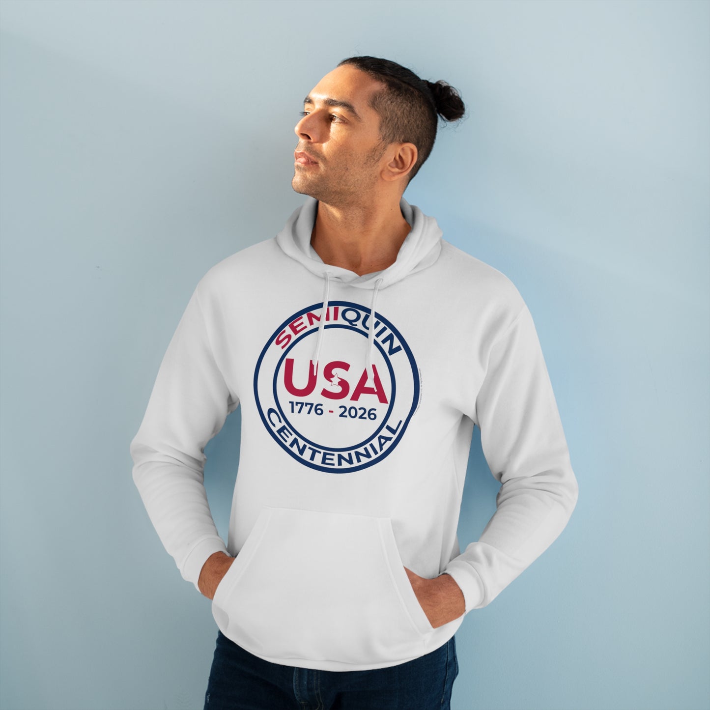 SemiQuin USA Hoodie — 1776–2026 Semiquin Celebration