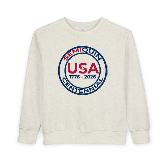 Toddler Sweatshirt - USA SemiQuin  1776-2026 Patriotic Crewneck