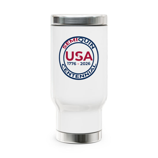 SemiQuin Stainless Steel School Year Travel Mug – Back to School Tools | Insulated Coffee Cup for Students, Teachers & Busy Days