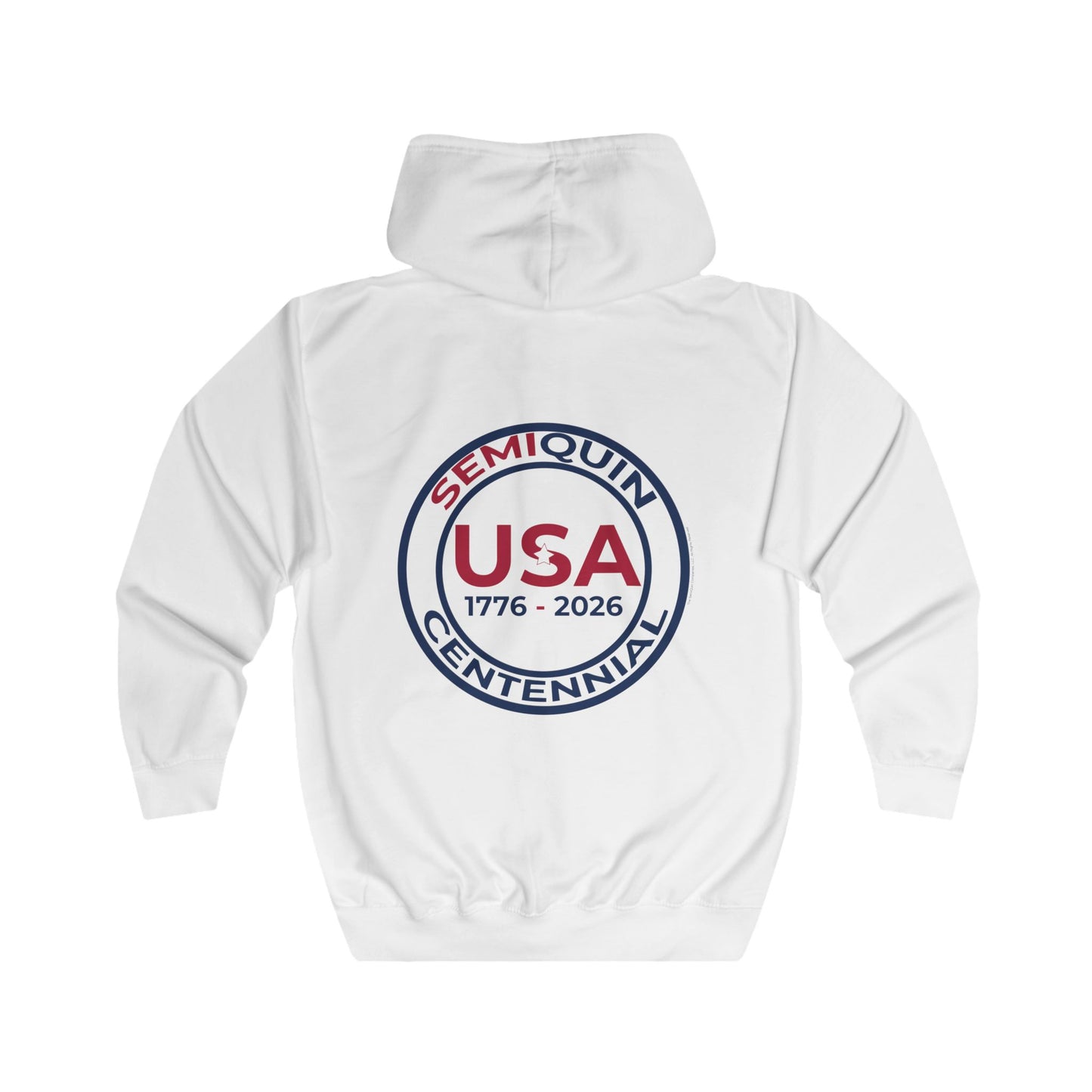 USA SemiQuin 1776–2026 Zip Hoodie